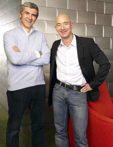 Jeff Bezos e Diego Piacentini 