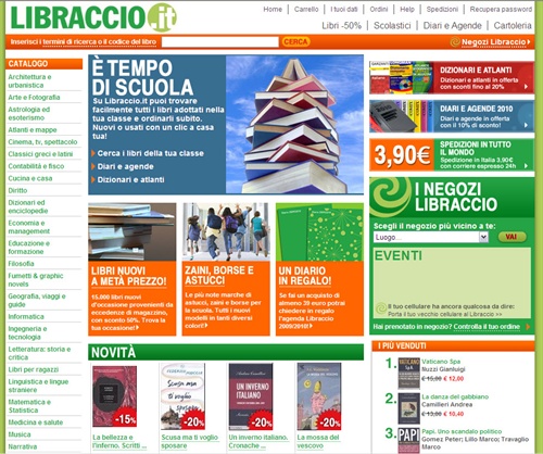 Home page di Libraccio.it