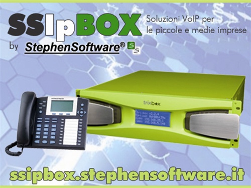 SSIpBOX, centralino VoIP per le piccole e medie imprese.