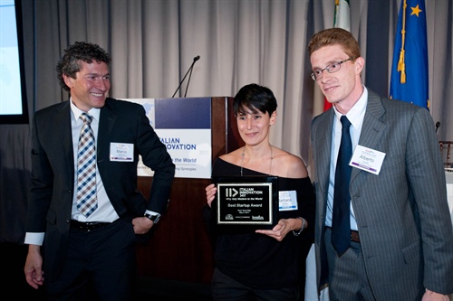 Premiazione IID NY Marco Marinucci_Barbara Labate_ Alberto Onetti
