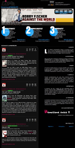 nuova home page di MYMOVIESLIVE!