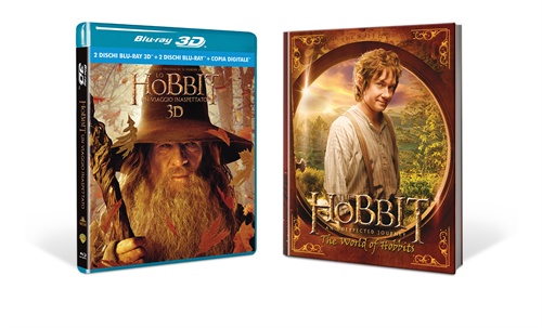 DVD - Hobbit. Un Viaggio Inaspettato, 3D (4 Blu-ray + Booklet)