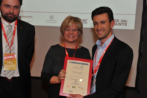 Loredana Capone consegna il Premio Lamarck