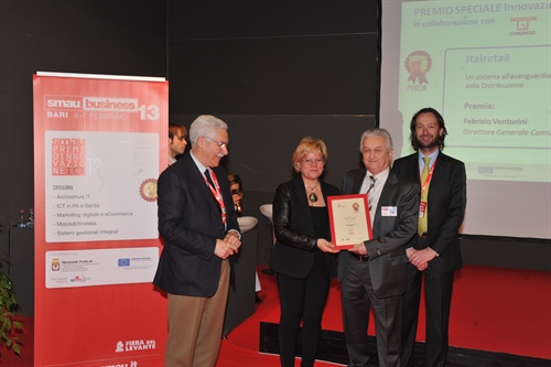 Il vincitore dell Premio Speciale Innovazione per il Retail Ital retail