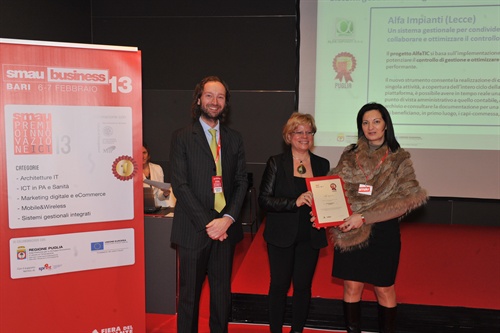 Vincitore nella Categoria Sistemi Gestionali integrati Alfa Impianti