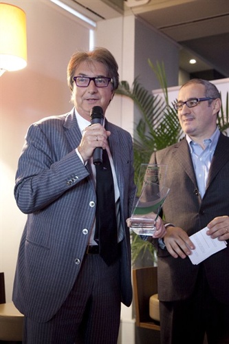 Lucio Carlio, Mediterranea, premiato da Francesco Sacco, Università Bocconi