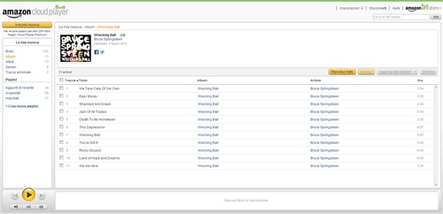 CloudPlayer: appena acquistato, su Cloud Player trovi subito la versione in formato MP3