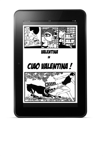 Kindle Fire HD con la copertina di 