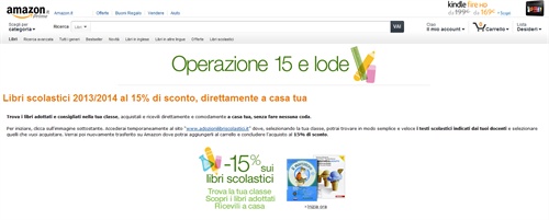 Fig.1 - Landing page Amazon.it 