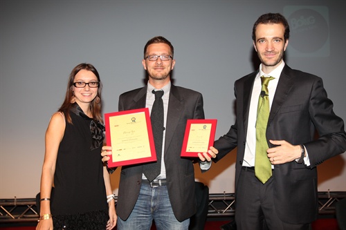 Un momento della premiazione dell'edizione 2012