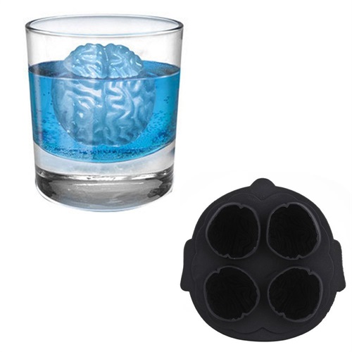 Sodial - Vaschetta per ghiaccio a forma di cervello