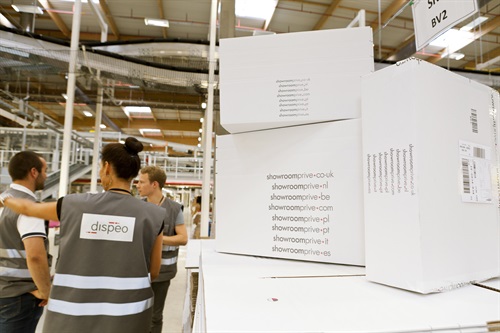 Showroomprive sceglie il Centro logistico DISPEO per la gestione degli ordini in tutta Europa