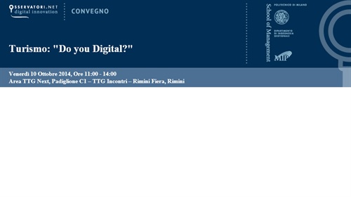 Venerdì 10 Ottobre 2014, Ore 11:00 - 14:00 