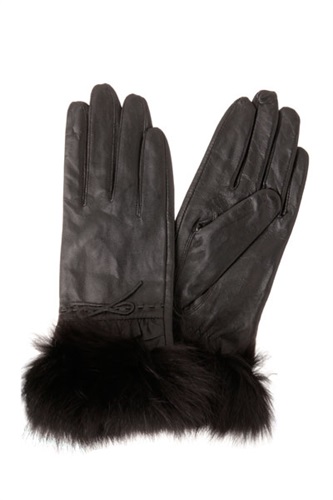 Showroomprive.it Baya 33€ - guanti in pelle con pelliccia di volpe