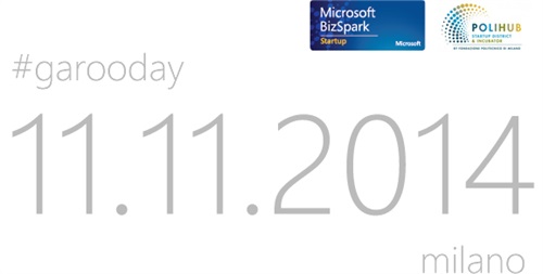 GarooDay PoliHub 11 novembre ore 16