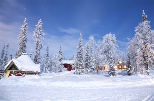 Paesaggio in Lapponia