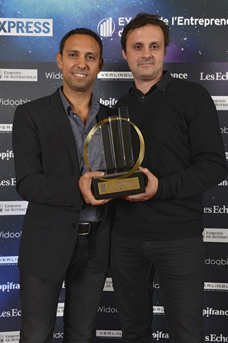 I due founeder di Showroomprive.com thierry Petit e David Dayan - Showroomprive ottiene il prestigioso “Premio Nazionale all’impresa del Futuro 2014” assegnato da Ernst & Young e L'Express 