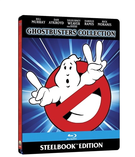 Steelbook in Blu-Ray, contenente Ghostbusters 1 e Ghostbusters 2.  (44, 90 EUR).
