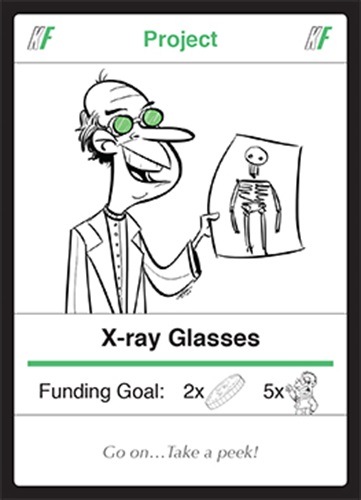 Xray Glasses Krowd Funder Card 