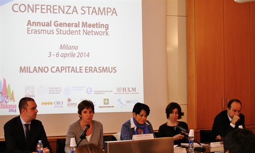 Un momento della conferenza stampa