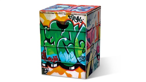 Papphocker “Graffiti”  - € 16,35 
