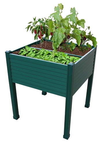 Tavolo da orto 60x60x75 cm Verde