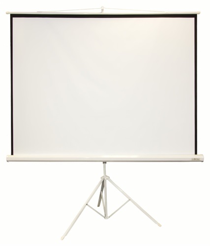 Schermo da proiezione con treppiede, bianco opaco, 89,90 euro