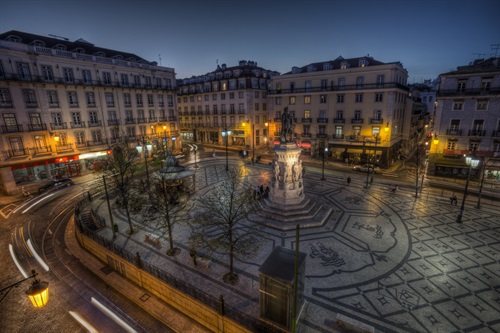 Lisbona, la vista dal Bairro Alto Hotel