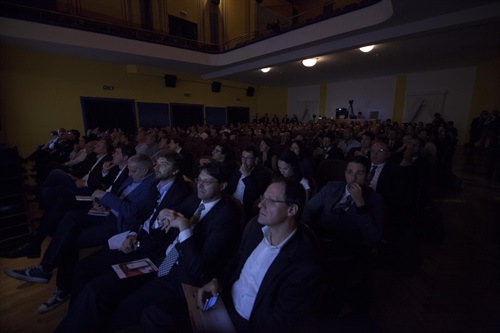 La platea dell'evento NetComm Suisse 8 maggio 2014