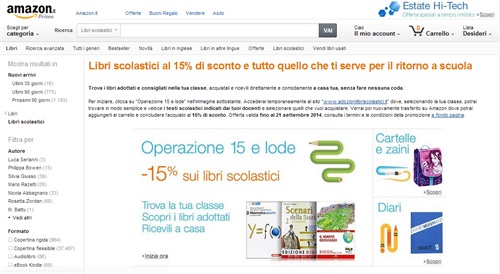 Libri scolastici al 15% di sconto e tutto quello che ti serve per il ritorno a scuola