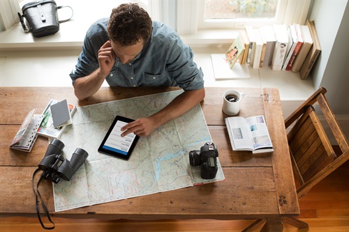 Fire HDX 8,9 in viaggio