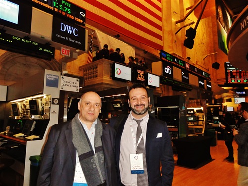 Cosimo Palmisano e Franco Petrucci a USAcamp presso Wall Street