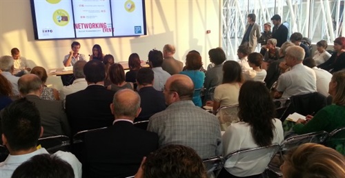 Expo Gate: la sala piena durante l'evento di Networking di A2T