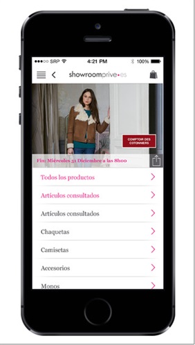 Showroomprive - App iPhone