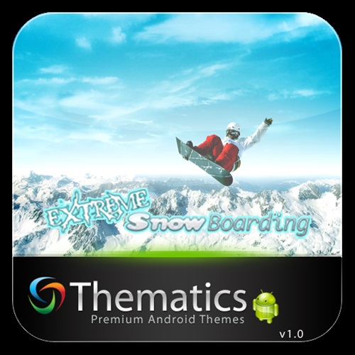 Extreme snowboarding.