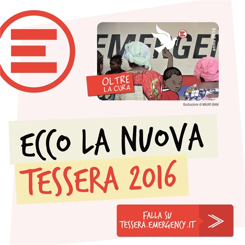 Tesseramento Emergency 2016 