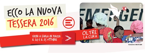 Tesseramento Emergency 2016 