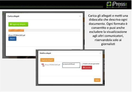 Carica le immagini e metti le didascalie alle foto