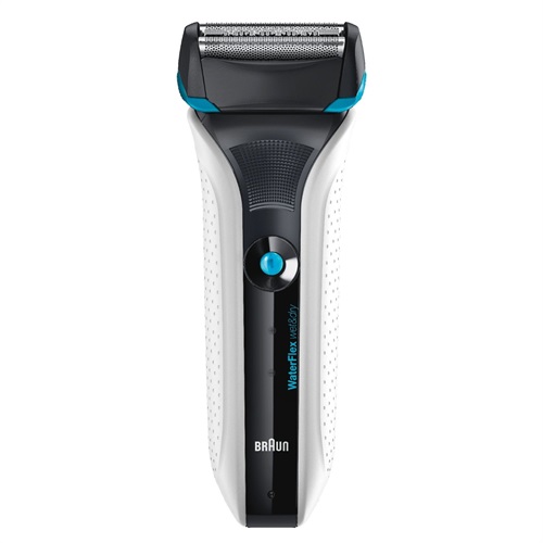 Braun WaterFlex WF2s Wet & Dry con testina girevole, bianco
