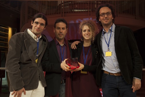 Il team di Scent riceve il Premio per l'impresa