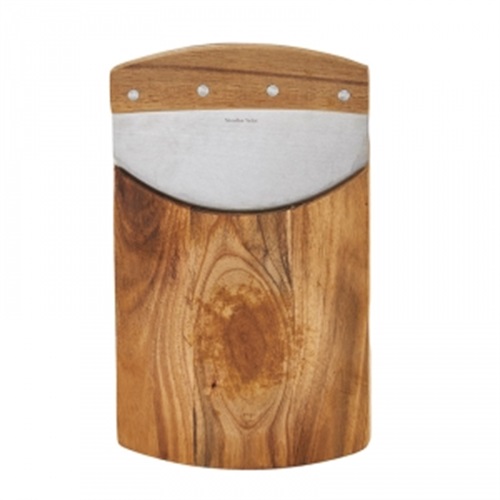 Set di tagliere e mezzaluna.