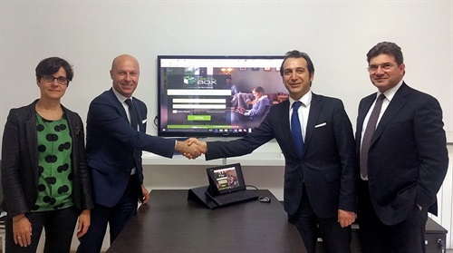 Nicola Lavenuta, ceo Macnil Zucchetti e Roberto Calculli, ceo TheBC