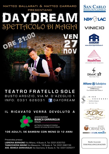 Locandina_Spettacolo di magia DAY DREAM_Ass. Bianca Garavaglia