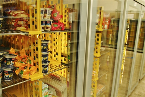 Area surgelati nel Centro di Distribuzione di Milano