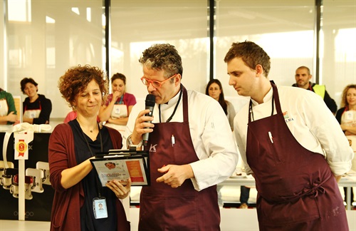 Un momento della gara