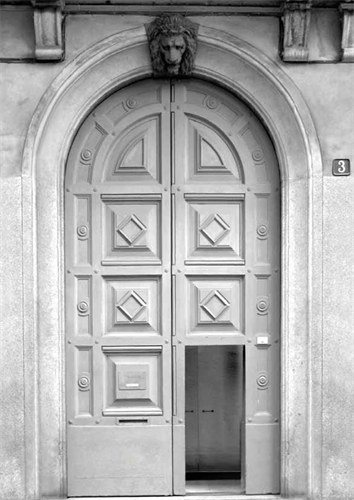 Porta della biblioteca