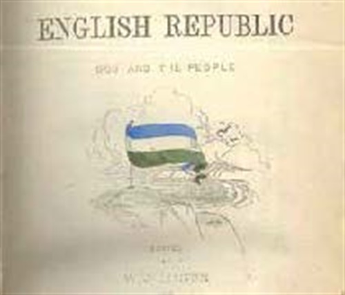 “The English Republic”, rivista edita da William James Linton nel 1854, particolare della copertina