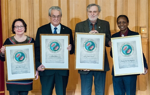 Sheila Watt-Cloutier, Tony de Brum, Gino Strada e Kasha Jacqueline Nabagesera : i premiati dal Right Livelihood Award 2015 - Credit: Right
Livelihood Award Foundation/Wolfgang Schmidt