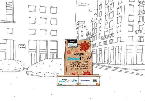 Amazon Prime Now incontra i milanesi - venerdì 18 e sabato 19 dicembre, in piazza San Babila