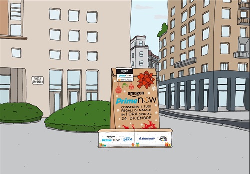 Amazon Prime Now incontra i milanesi - venerdì 18 e sabato 19 dicembre, in piazza San Babila